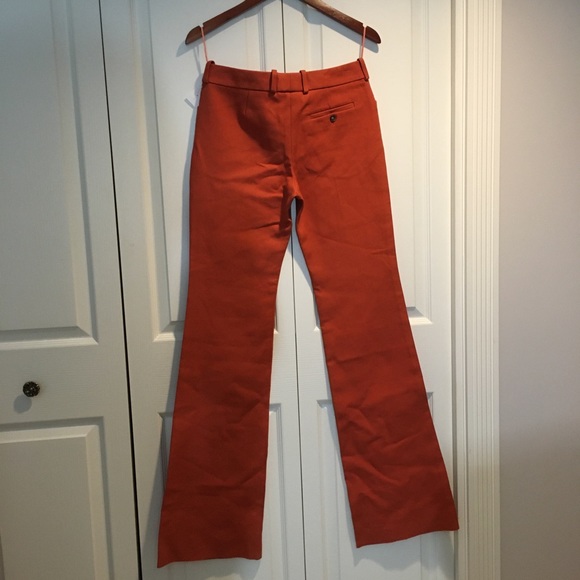 COPY - NWT Chloé Orange Cotton Flared Bottom Trou… - Picture 2 of 16